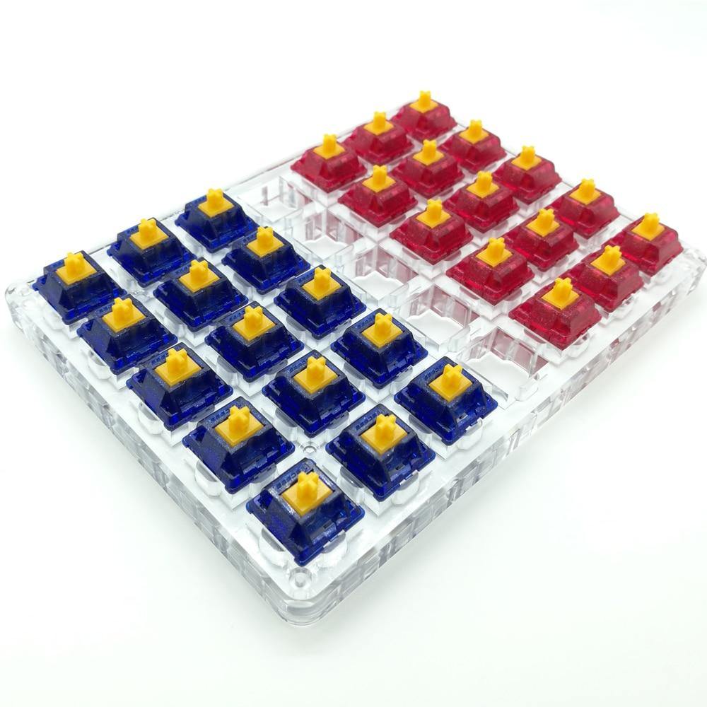 TECSEE SAPPHIRE TACTILE SWITCHES - THE KEYCAP CLUB